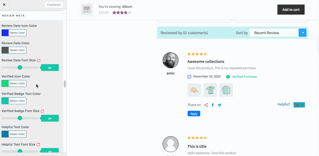 Design A WooCommerce Review Using WordPress Live Customizer