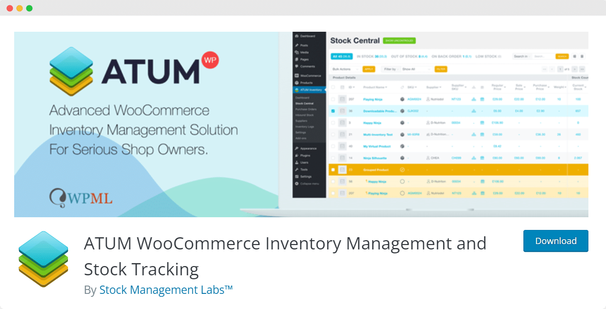 WooCommerce Inventory Management