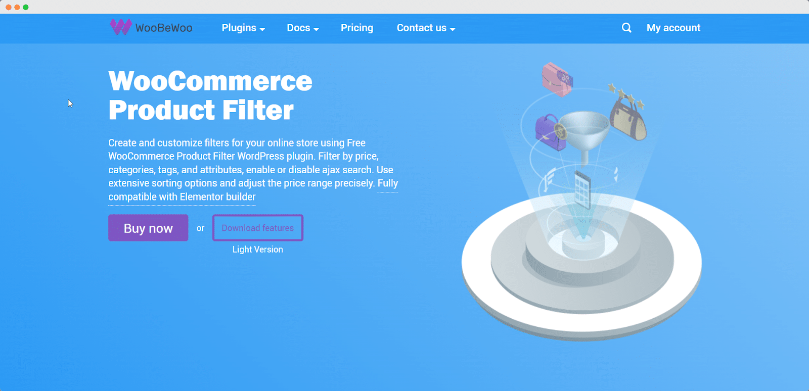 WooCommerce product filter