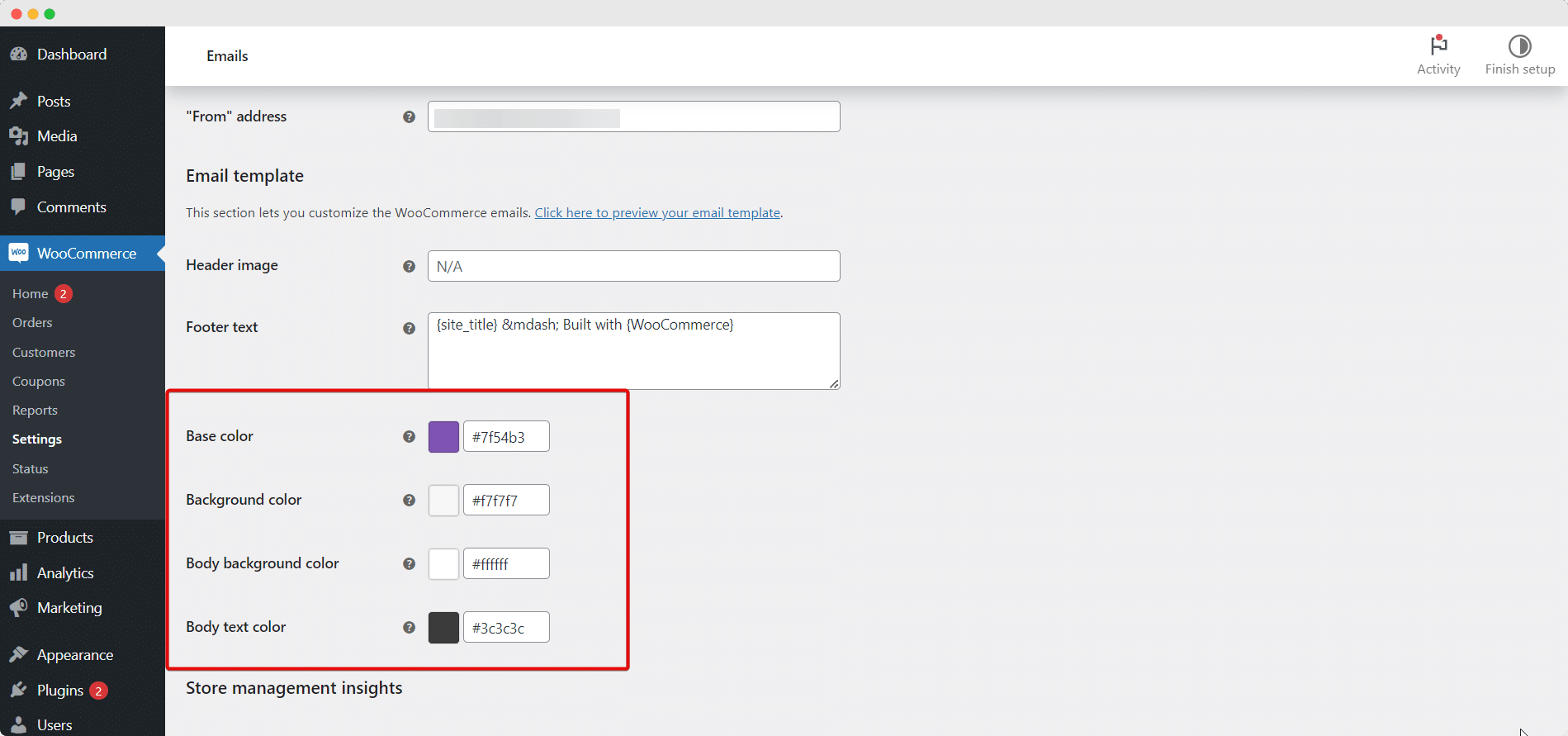 Customize WooCommerce Email