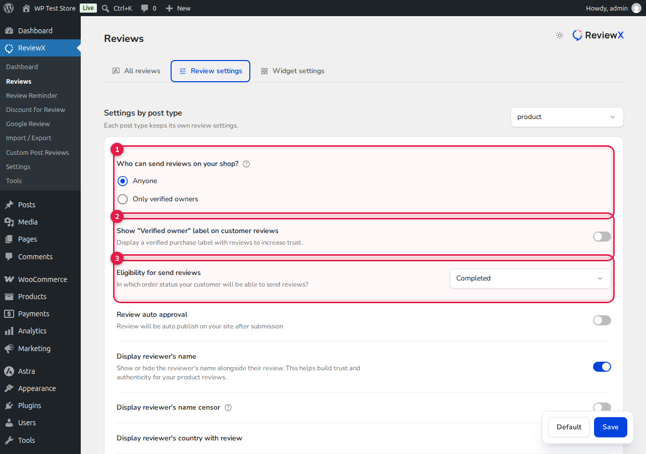 ReviewX Review Submission Policies Annotated