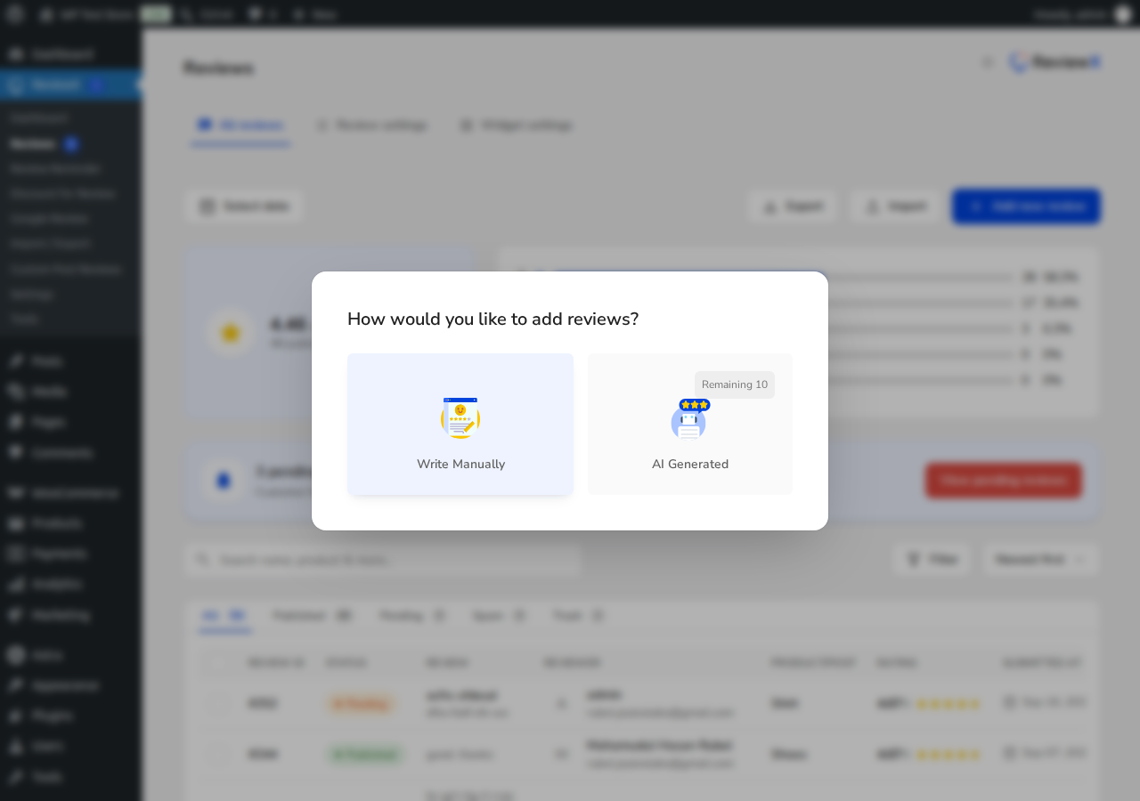 ReviewX Pro Plan Features and Capabilities