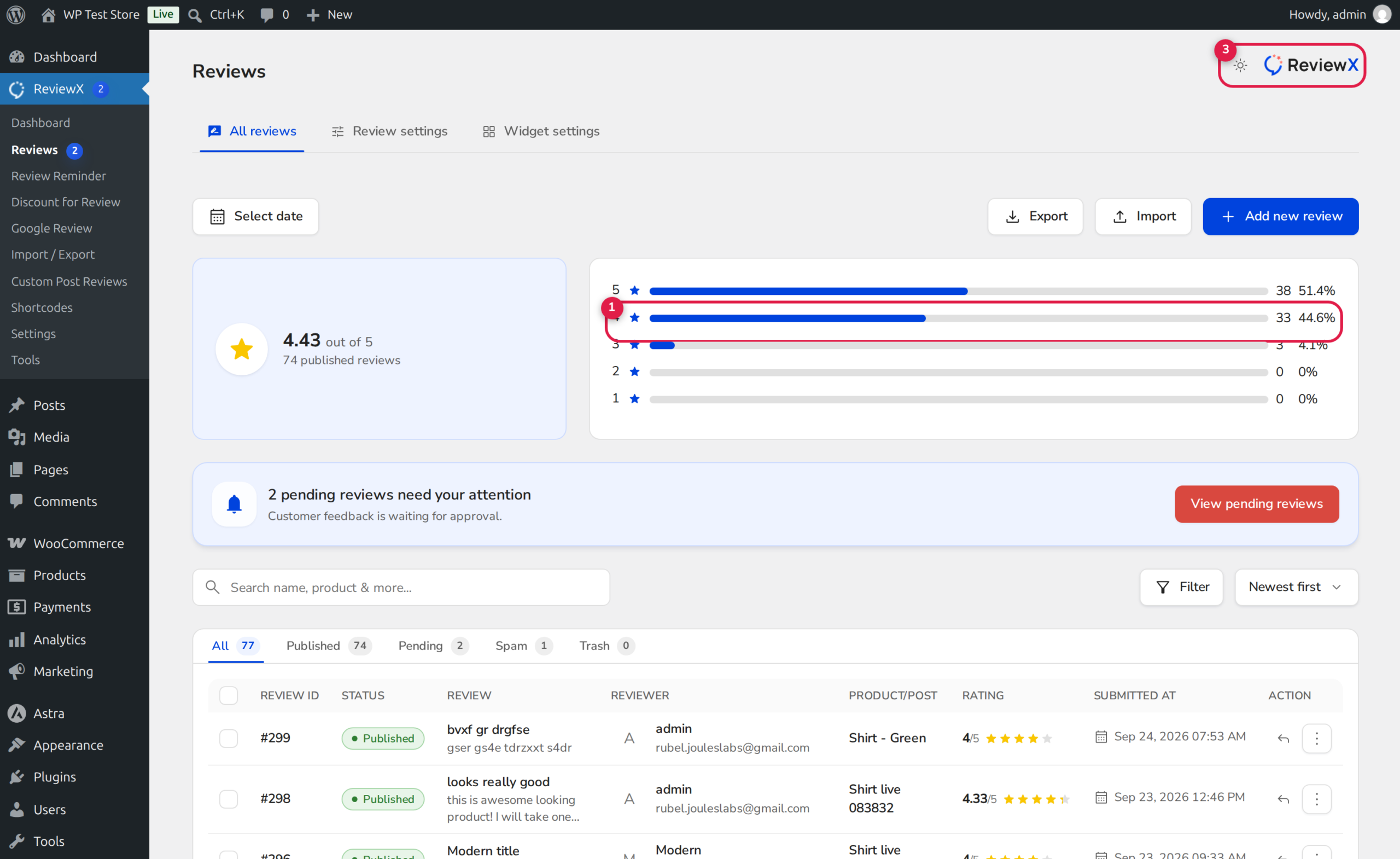 ReviewX Store Owner Reply Workflow and Moderation Dialogue